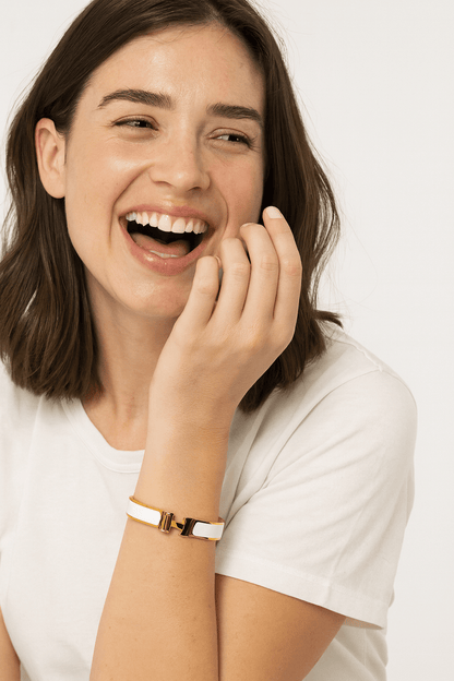 Luxury H Enamel Bracelet