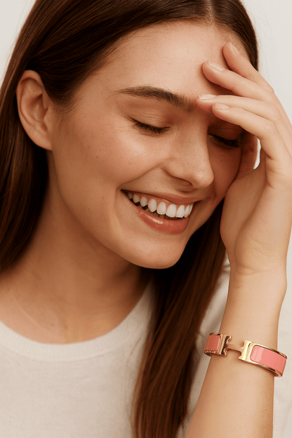 Luxury H Enamel Bracelet