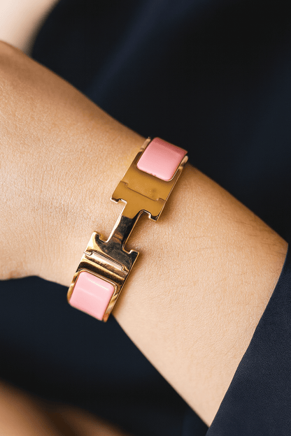 Luxury H Enamel Bracelet